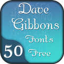 50 Dave Gibbons Fonts Free APK