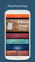 50 Flora Fonts Free Affiche