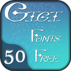 50 Gigi Fonts Free icône
