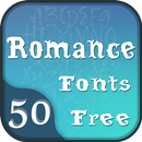50 Romance Fonts Free APK