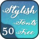 50 Stylish Fonts Free APK