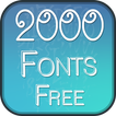 2000 Fonts Free