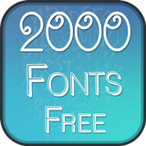 2000 Fonts Free आइकन