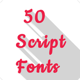 50 Script Fonts icône