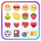 😘Emoji Style for HTC biểu tượng