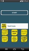Tech Fonts poster