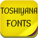 Toshiyana Fonts aplikacja