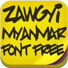 Zawgyi Myanmar Fonts Free ไอคอน