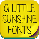A Little Sunshine Font aplikacja