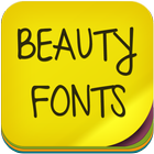 Beauty Fonts Free icône