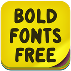 Bold Fonts Free أيقونة