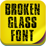 Icona Broken glass Font