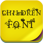 Children Fonts ícone