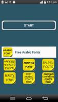 Free Arabic Fonts পোস্টার