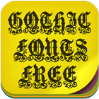 Gothic Fonts Free آئیکن