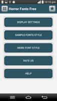 Horror Fonts Free screenshot 1