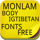 Monlam body igtibetan Fonts icône