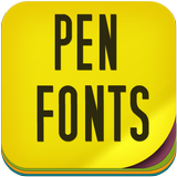 Pen Fonts آئیکن