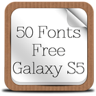 50 Fonts Free Galaxy S5 icône
