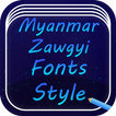 Myanmar Zawgyi Font Style