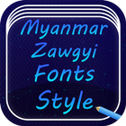 Myanmar Zawgyi Font Style icône