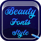 Beauty Font Style ícone