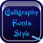 Calligraphy Fonts Style icône