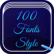 100 Font Style
