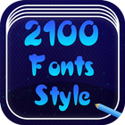 2100 Font Style icône