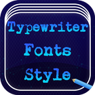 Typewriter Font Style icône
