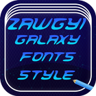 Zawgyi Design Galaxy Fonts Style Free آئیکن