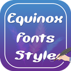 Equinox Font Style أيقونة