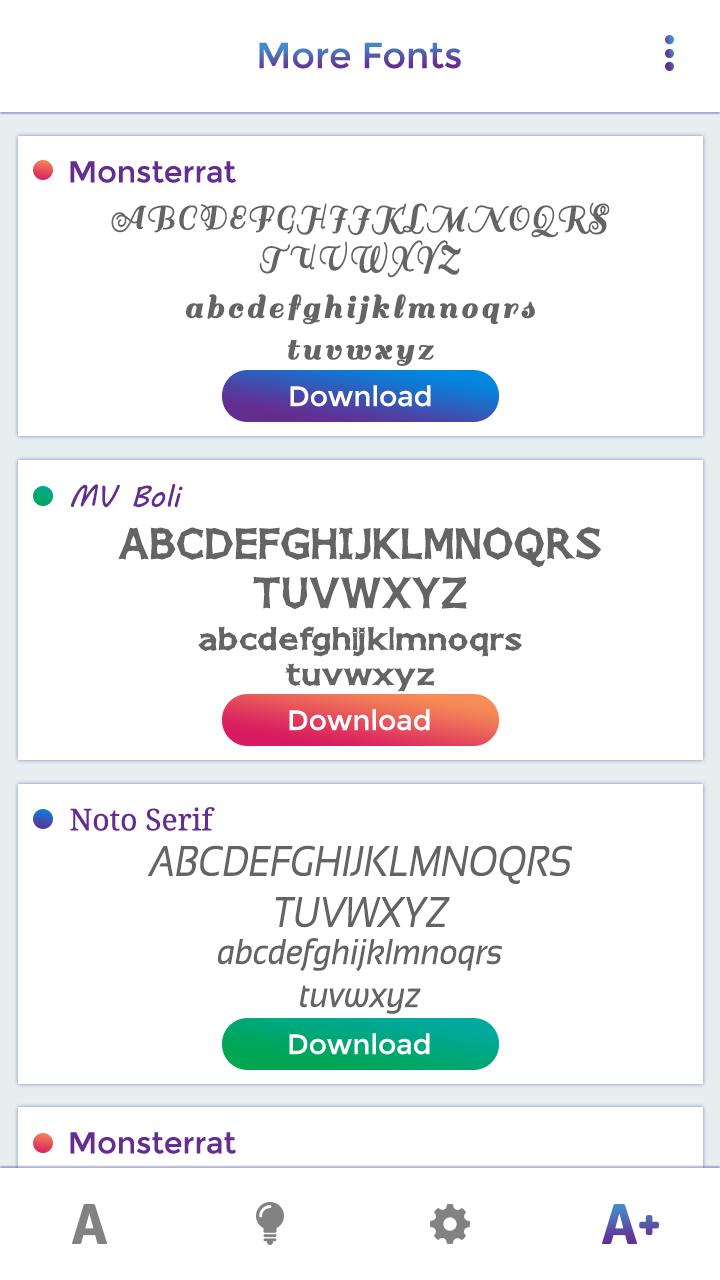free font for samsung font style for android apk download fonts style for android
