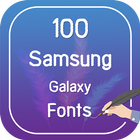100 Samsung Galaxy Font Style Zeichen