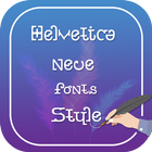 Helvetica Neue Fonts Style icono