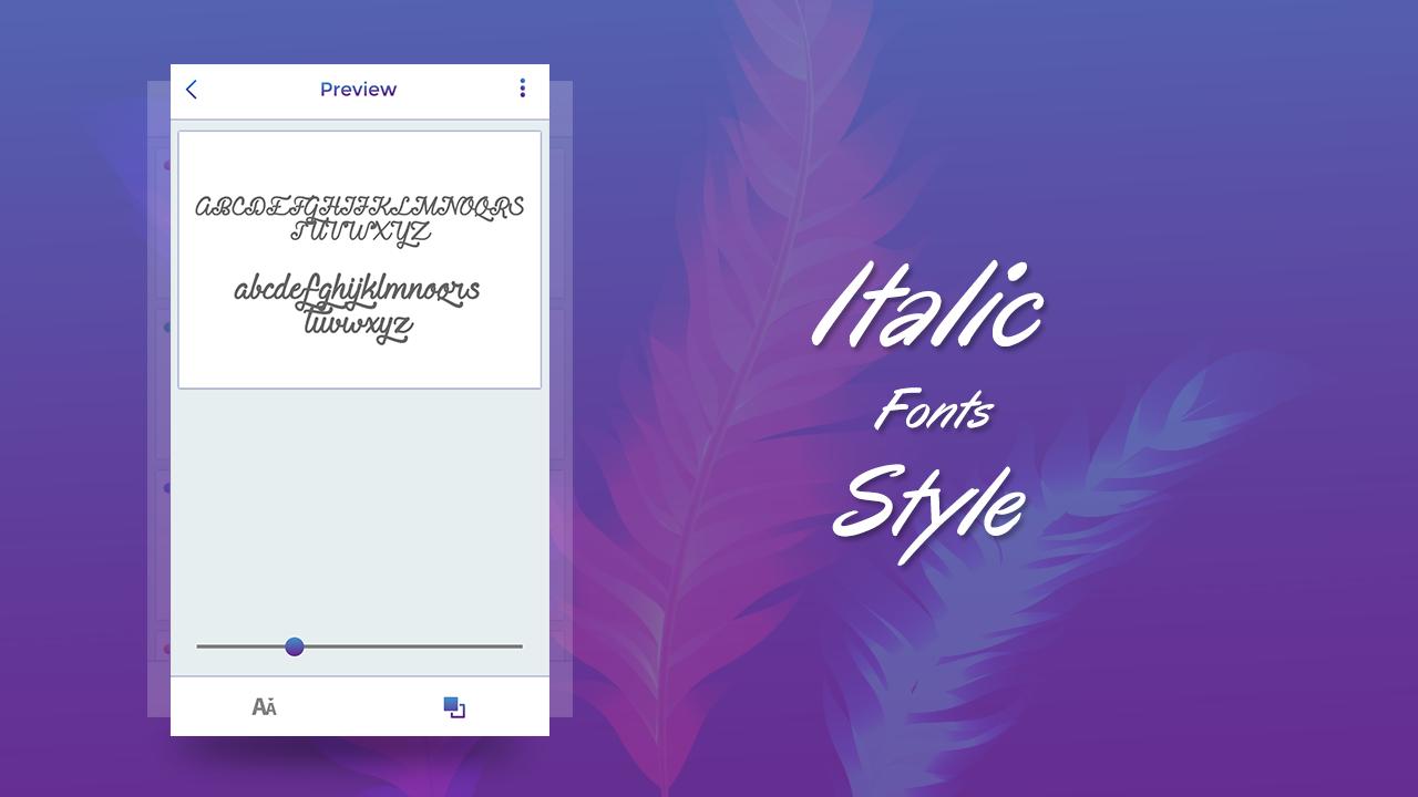 Italic Font Style For Android Apk Download