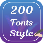 200 Font Style icône