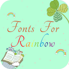 Fonts For Rainbow icône