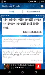Galaxy Fonts APK download