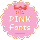 Pink Fonts أيقونة
