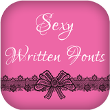 Sexy Written Fonts ícone