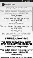 Vampire Font постер