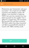 Stylish font #2- Live Launcher penulis hantaran