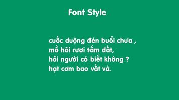 Cute Vietnamese font for OPPO تصوير الشاشة 1