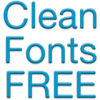 Fonts Clean for FlipFont Zeichen
