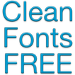 Clean Fonts FlipFont gratis