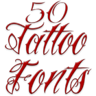 Fonts for FlipFont Tattoo ícone