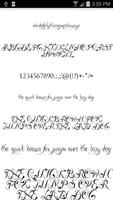 Fonts for FlipFont Tattoo স্ক্রিনশট 1