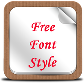 Free Font Style ícone