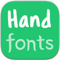 Hand Fonts for FlipFont